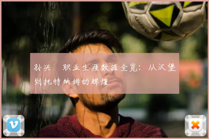 孙兴慜职业生涯数据全览:从汉堡到托特纳姆的辉煌